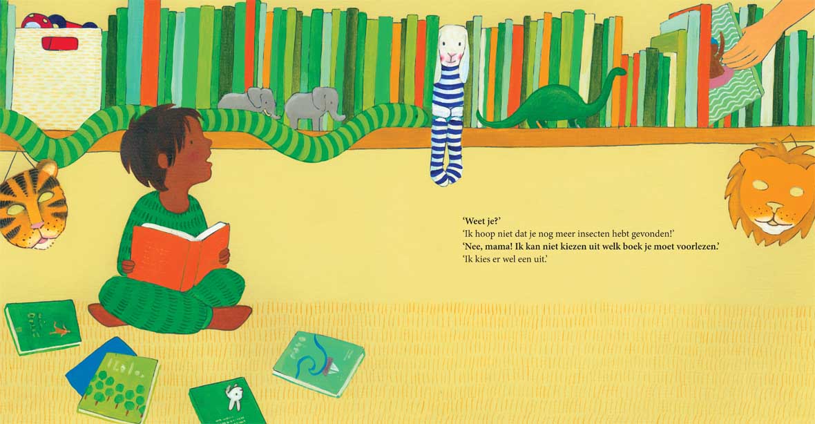 mama wist je dat boekenplank