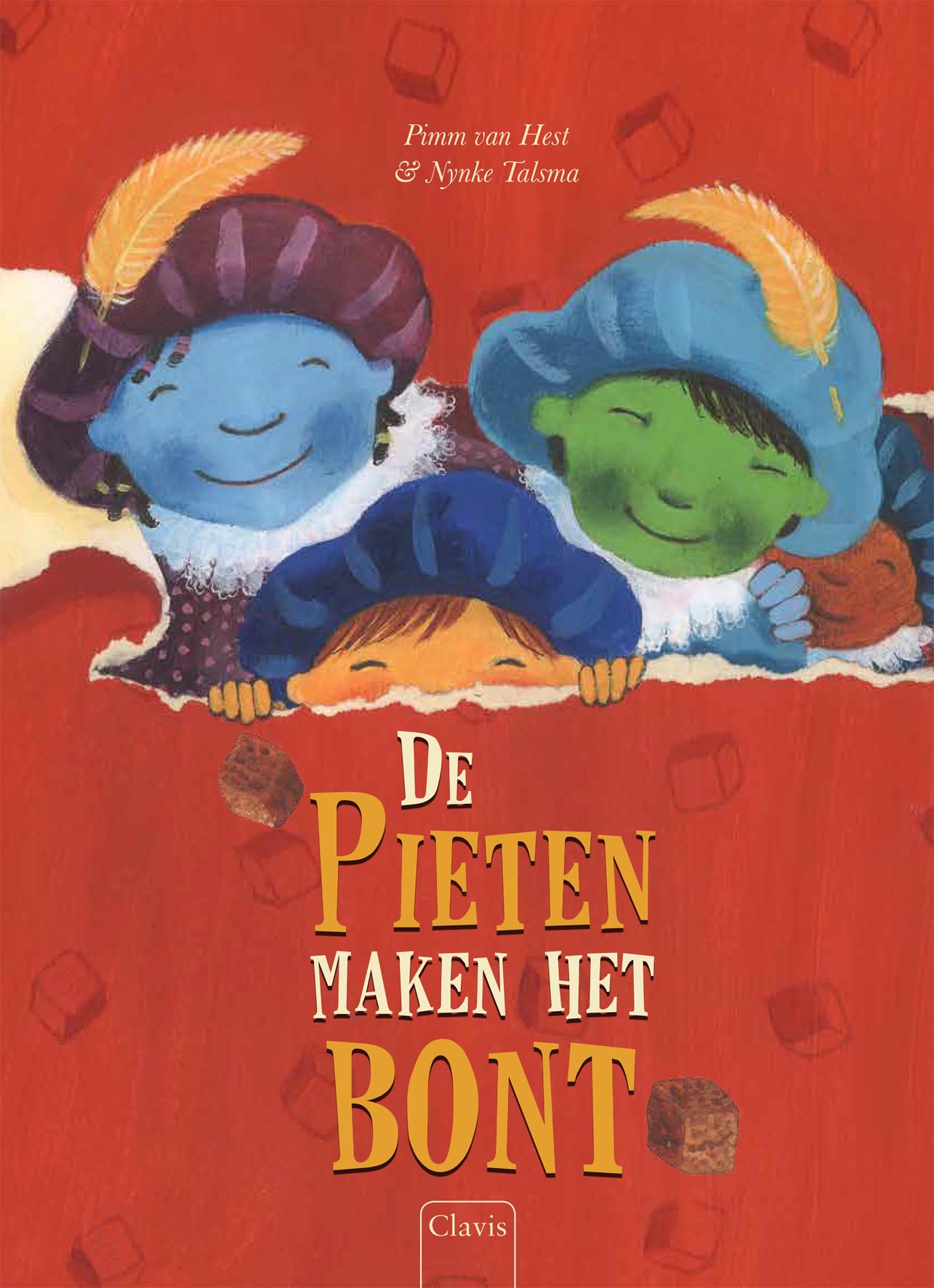 bonte pieten gekleurd sinterklaas