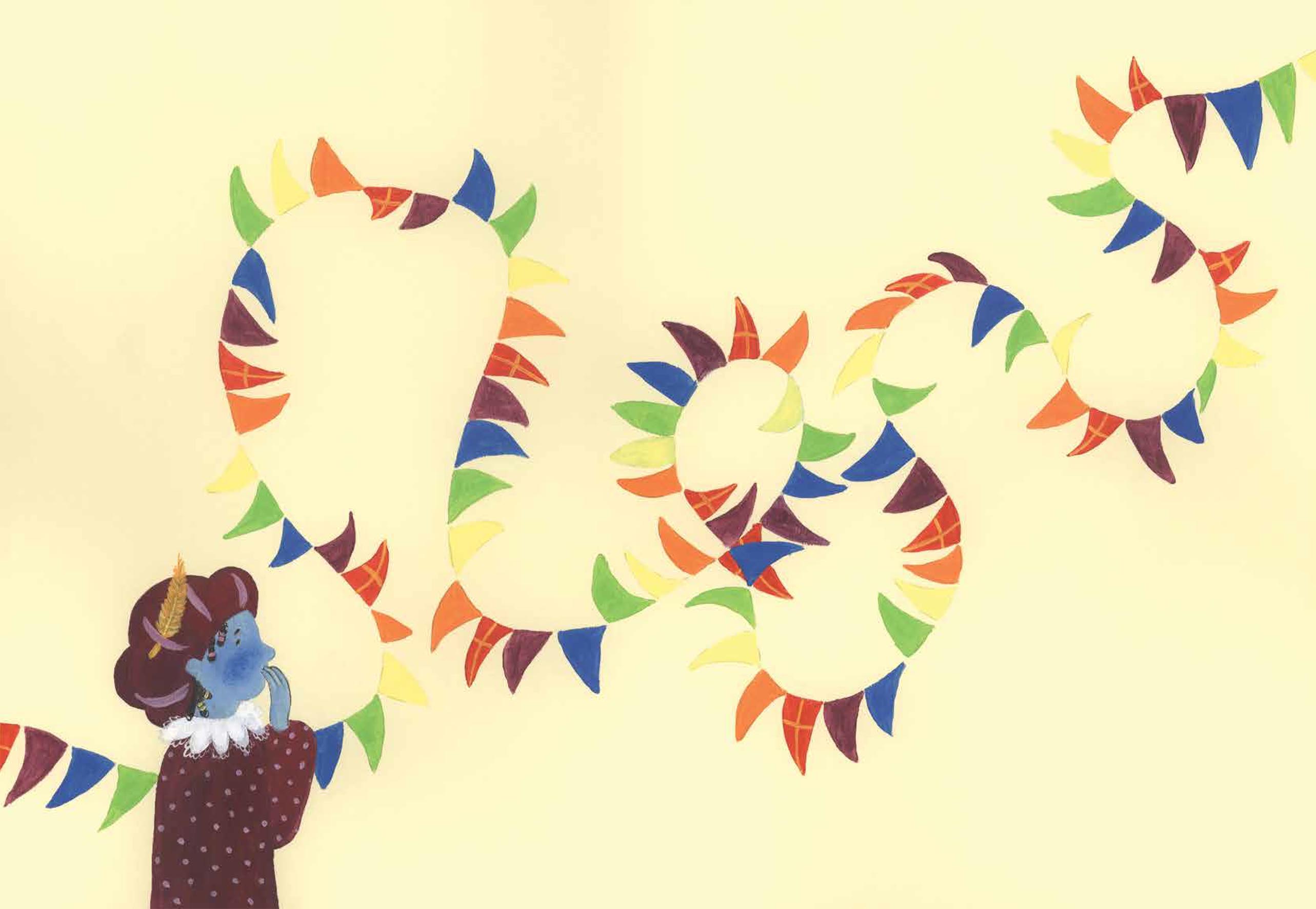 bonte pieten sinterklaas slingers piet