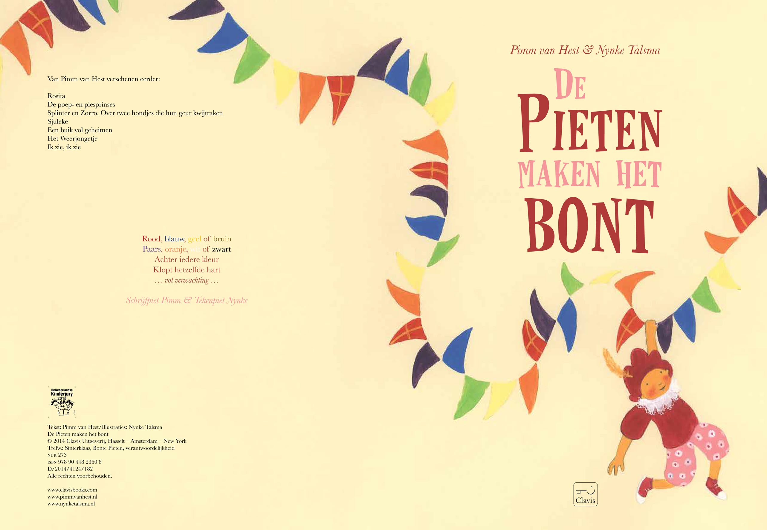 bonte pieten kleur sinterklaas piet